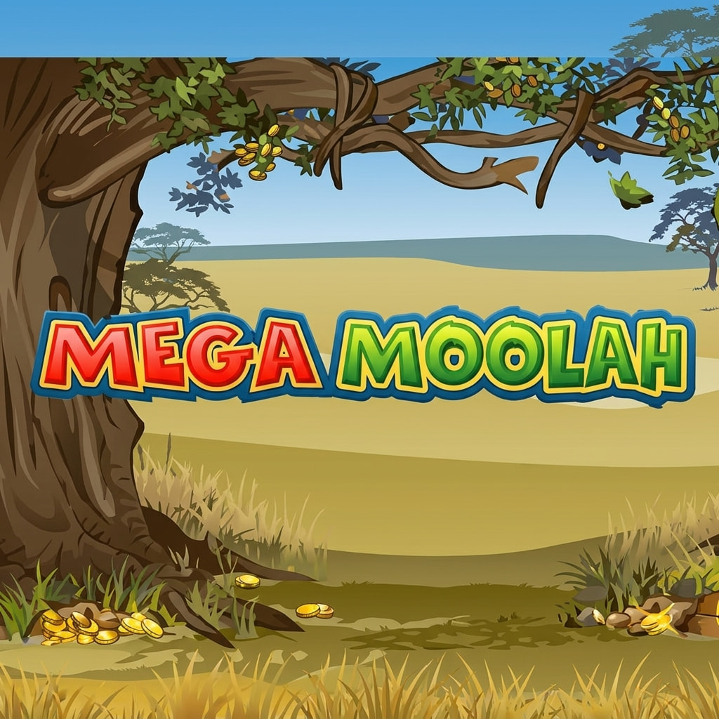 Portada del juego de casino Mega Moolah